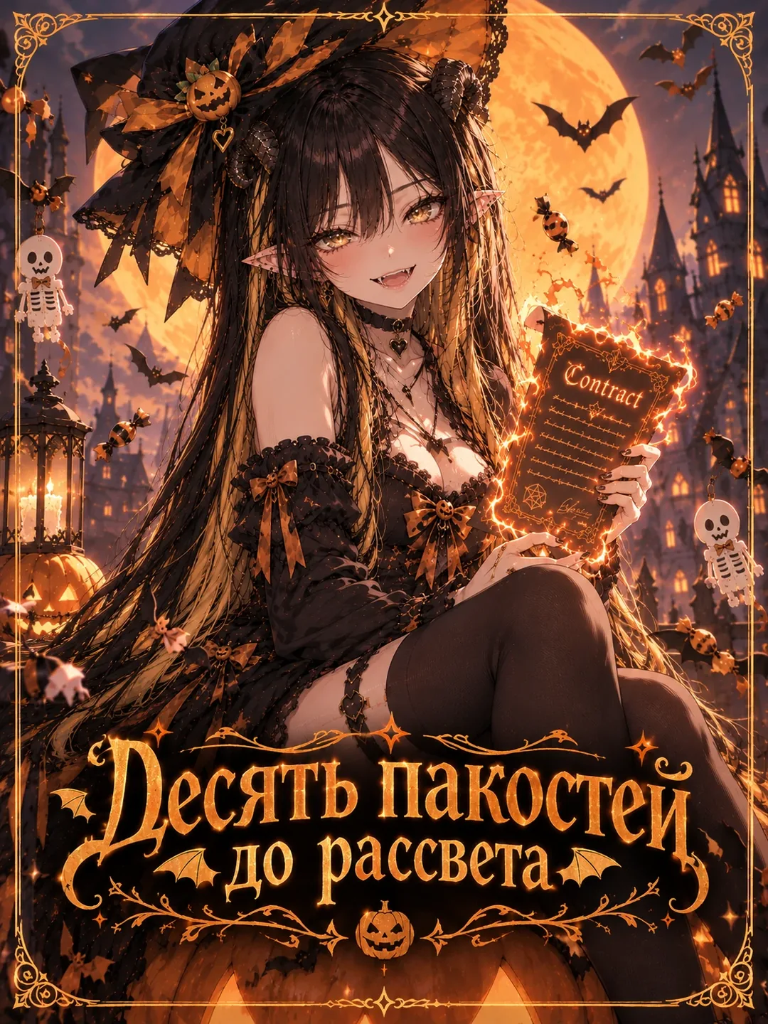 Обложка истории «Десять пакостей до рассвета»